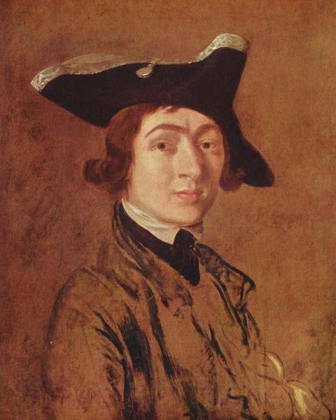 Thomas Gainsborough Self-Portrait Norge oil painting art